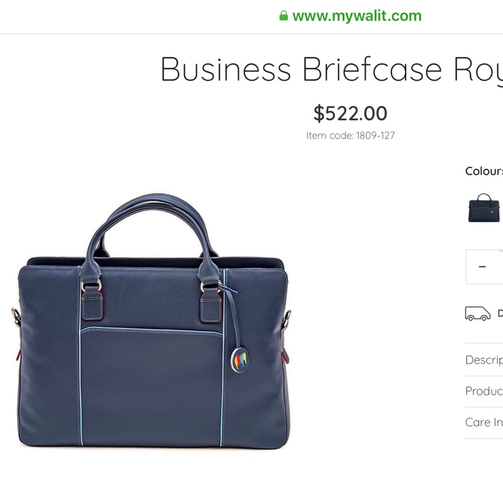 Description Tote / Computer Bag With Separate Sto… - image 6